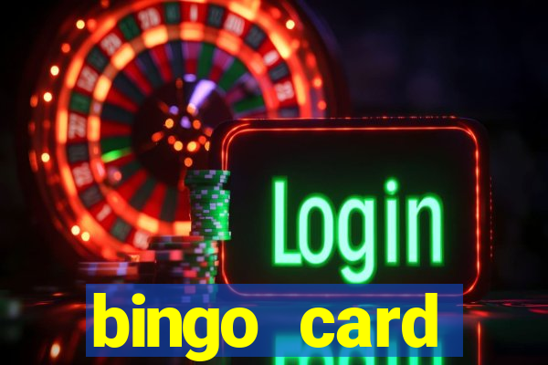bingo card generator with pictures